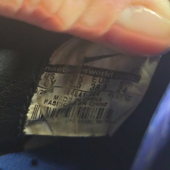 Nike JR Mercurial Vapor X FG CR7  Rare Royal Blue Soccer Cleats 684841-404 Sz 6Y - Picture 8 of 8